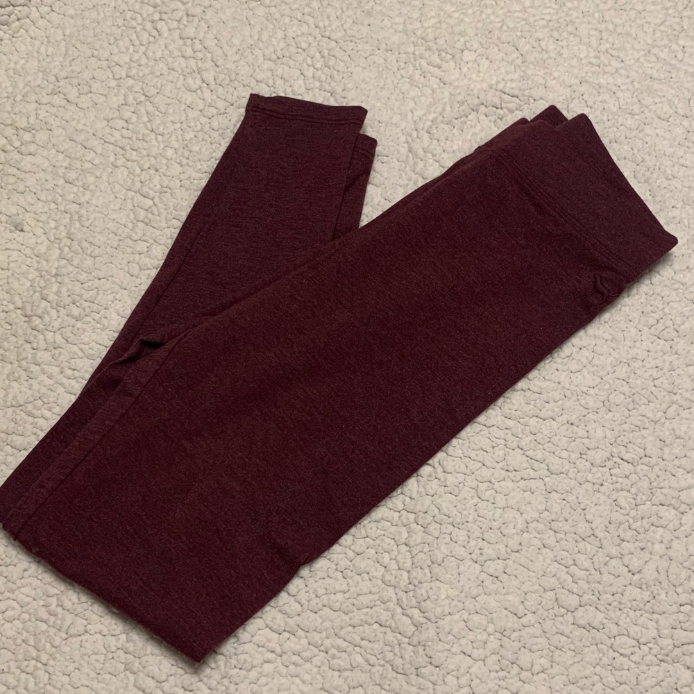 Maroon PINK VS Leggings